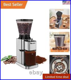 Adjustable Electric Coffee Grinder Stainless Steel for Optimal Flavor