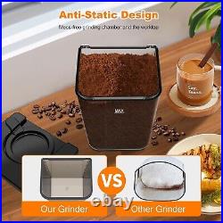 Adjustable Electric Coffee Grinder Stainless Steel for Optimal Flavor