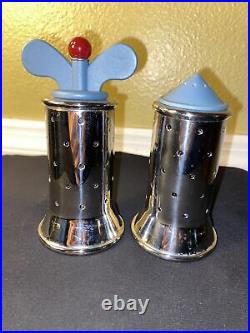 Alessi Michael Graves Post-Modern Stainless Salt Caster & Pepper Mill Grinder