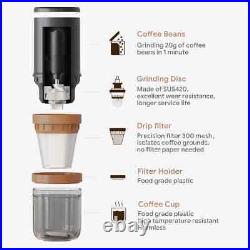 All-In-One Grinding & Brewing Portable Coffee Grinder Beans Grinder Coffee Maker