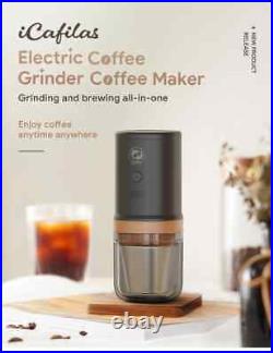 All-In-One Grinding & Brewing Portable Coffee Grinder Beans Grinder Coffee Maker