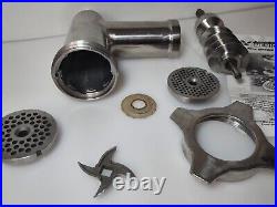 American Eagle AE-G22S Meat Grinder STAINLESS STEEL Attachments (As pictured)
