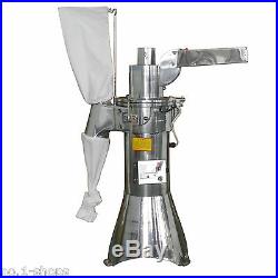 Automatic continuous Hammer Mill Herb Grinder, pulverizer machine, 35KG per hour