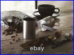 BONMAC Coffee mill CM-02S Ceramic hand grinder Made in Japan Silver OMa