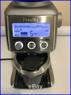 BREVILLE BCG800XL Smart Coffee Bean BURR GRINDER Stainless Steel Tested WORKS