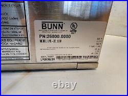 BUNN Coffee Grinder Low Profile Dual Hopper Stainless Commercial LPG-2E Video