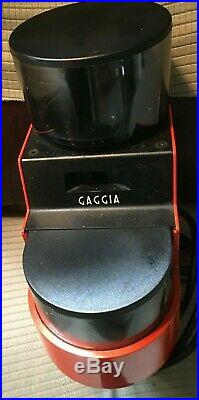 Baby Gaggia mdf coffee grinder, red