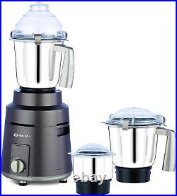 Bajaj Mixer Grinder 3 Stainless Steel Jars 100% Copper Motor For Kitchen 1000 W