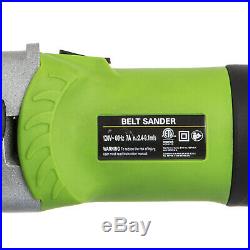 Belt Sander Pipe Tube Polisher Grinder for Stainless Steel Aluminum 800W 6 Speed