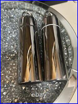 Bernadotte by Georg Jensen Stainless Steel Salt and Pepper Grinder Set New