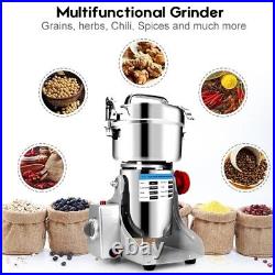 Big Capacity 800G Electric Coffee Grinder Herb Spice Bean Mill Stainless Steel
