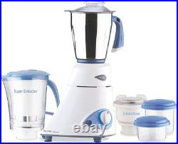Blue Leaf Platinum 3-Jar Mixer Grinder, 550-Watt, Stainless Steel Blue Leaf Platinum 3-Jar Mixer Grinder, 550-Watt, Stainless Steel