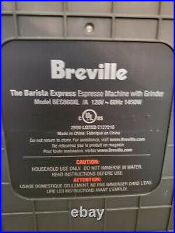 Breville BES860XL Barista Express Espresso Machine withGrinder see description
