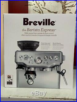 Breville BES870XL Barista Express Automatic Espresso Machine Grinder New