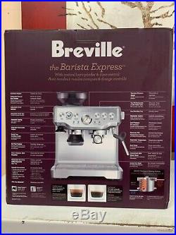Breville BES870XL Barista Express Automatic Espresso Machine Grinder New