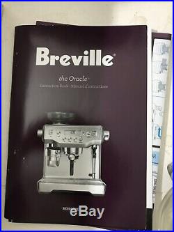 Breville Oracle BES980XL Dual Boiler Espresso Machine Built in Grinder