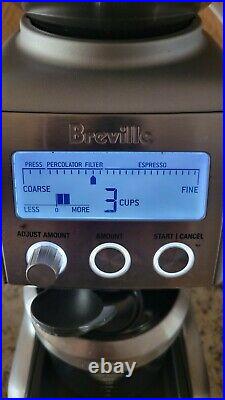 Breville Smart Coffee Grinder Electric Silver steninles steel