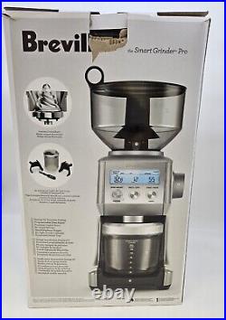 Breville The Smart Grinder Pro BCG820BST Black Stainless Steel