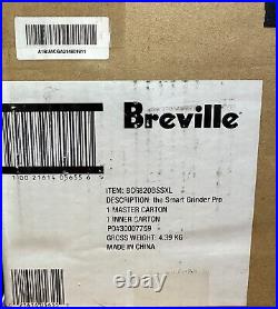 Breville The Smart Gringer Pro Coffee Bean Grinder Brushed Stainless Steel