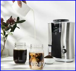 Brim Conical Burr Coffee Grinder Uniformly Grinds Beans for 1-17 Cups of Coff
