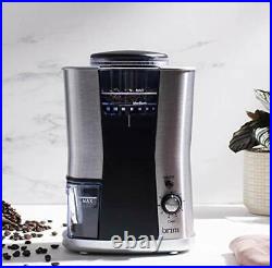 Brim Conical Burr Coffee Grinder Uniformly Grinds Beans for 1-17 Cups of Coff