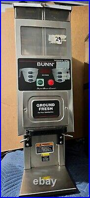 Bunn Coffee Grinder G9-2t Dbc Tall, Stainless Steel