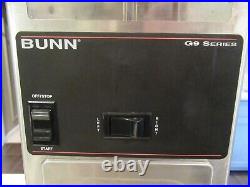 Bunn G9-2 Stainless Steel Portion Control Dual Hopper Commercial Coffee Grinder