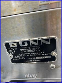 Bunn G9 Stainless Steel Commercial Coffee Grinder Single Hopper Used