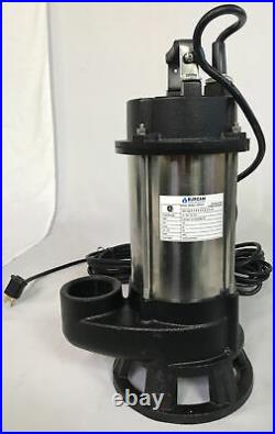 Bur Cam 400416T Corded Grinder Pump 3/4 HP Heavy Duty Cast Iron Stainless Steel