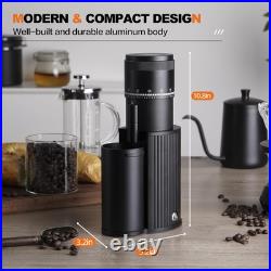 Burr Coffee Bean Grinder, Small Electric Coffee Grinder, Stainless Steel Coni Burr Coffee Bean Grinder, Small Electric Coffee Grinder, Stainless Steel Coni