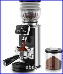 Burr Coffee Grinder Electric, 2 in 1 Stainless Steel Coffee Grinder Burr with Po Burr Coffee Grinder Electric, 2 in 1 Stainless Steel Coffee Grinder Burr with Po