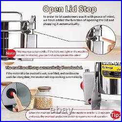 CGOLDENWALL 300g High-Speed Electric Grain Grinder Mill Stainless Steel G