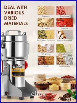 CGOLDENWALL 700g Electric Grain Grinder Mill Safety Upgraded 2400W High-speed