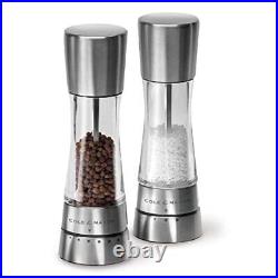 COLE & MASON Derwent Salt and Pepper Grinder Set Stainless Steel Mills Incl