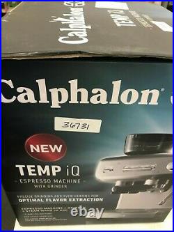 Calphalon Temp IQ Espresso Machine with Grinder & Steam Wand