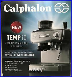 Calphalon Temp iQ Espresso Machine with Grinder and Steam Wand (1076)