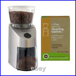 Capresso 560.04 Infinity Conical Burr Coffee Grinder with Cleaning Tablets