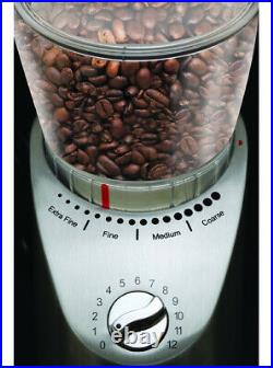 Capresso 575.05 Infinity Conical Burr Grinder with Coffee and Brush