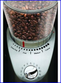 Capresso 575.05 Infinity Plus Conical Burr Grinder (Stainless Steel)