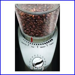 Capresso 575.05 Infinity Plus Conical Burr Grinder Stainless Steel