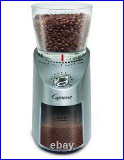 Capresso 575.05 Infinity Plus Conical Burr Grinder Stainless Steel Bundle