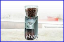 Capresso 575.05 Infinity Plus Conical Burr Grinder Stainless Steel Bundle