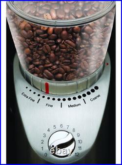 Capresso 575.05 Infinity Plus Conical Burr Grinder Stainless Steel Bundle