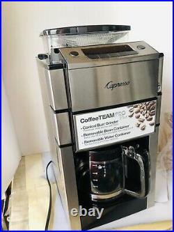 Capresso CoffeeTeam Pro Plus 12-Cup Coffeemaker with Built-in Grinder
