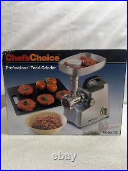 Chef's Choice 720 Professional Food Grinder Stainless Steel Electric NEW