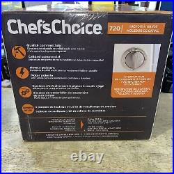 Chef'sChoice Model 720 Professional Large Capacity Meat Grinder, Stainless Steel