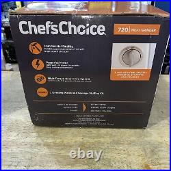 Chef'sChoice Model 720 Professional Large Capacity Meat Grinder, Stainless Steel