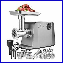 ChefWave Electric Meat Grinder Stainless Steel Heavy Duty 1800W Max 3-Speed