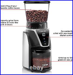 Chefman Conical Burr Coffee Grinder, Create the Boldest & Most Flavorful Grind w