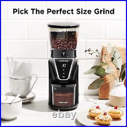 Chefman Conical Burr Coffee Grinder, Create the Boldest & Most Flavorful Grind w